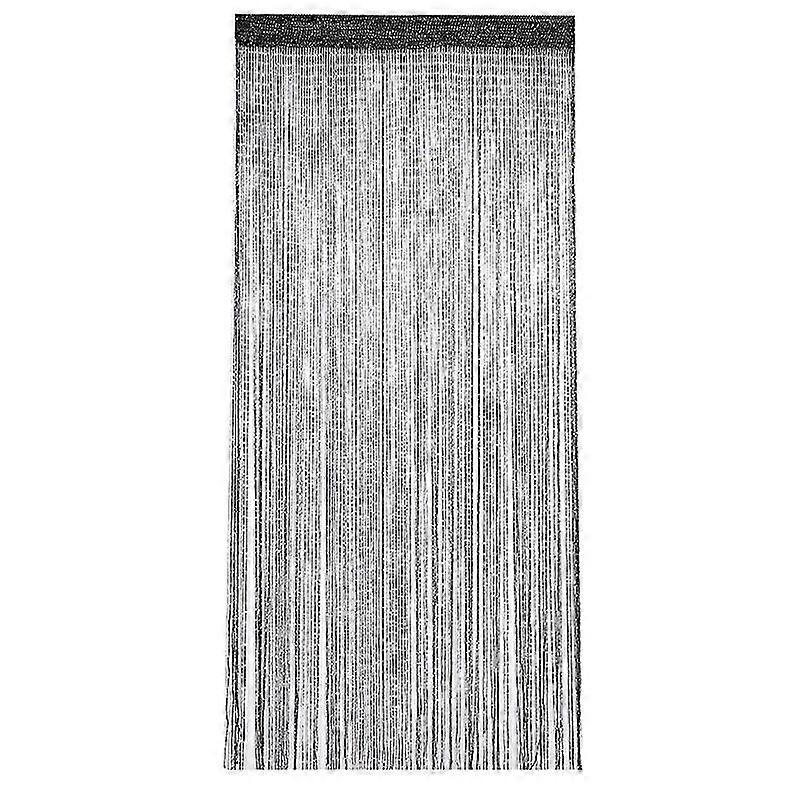 Drzwi wiszące Zasłona Okno Okno Przegroda pokoju Ślepy Frędzle Pokój Dekoracyjne Zasłony (100 * 200 cm / 39,9 * 78,7 cala)