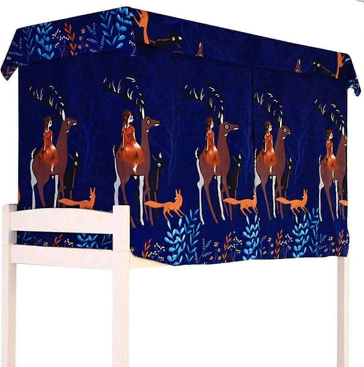 سكن الطلاب مفرد سرير بطابقين مزدوج الخيام ستائر لسرير بطابقين سفيل خصوصية 2 لوحة + 1 أعلى ، فتاة 5680 فتاة 45.3 بوصة × 78.7 بوصة