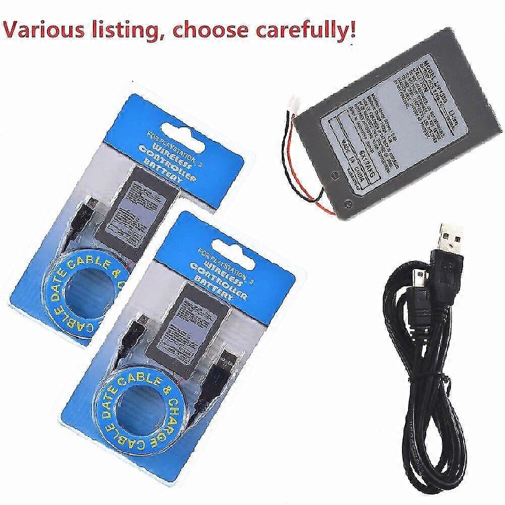 xjRechargeable Battery compatible with Sony Playstation 3 Shock 3 PS3 Wireless Controller New