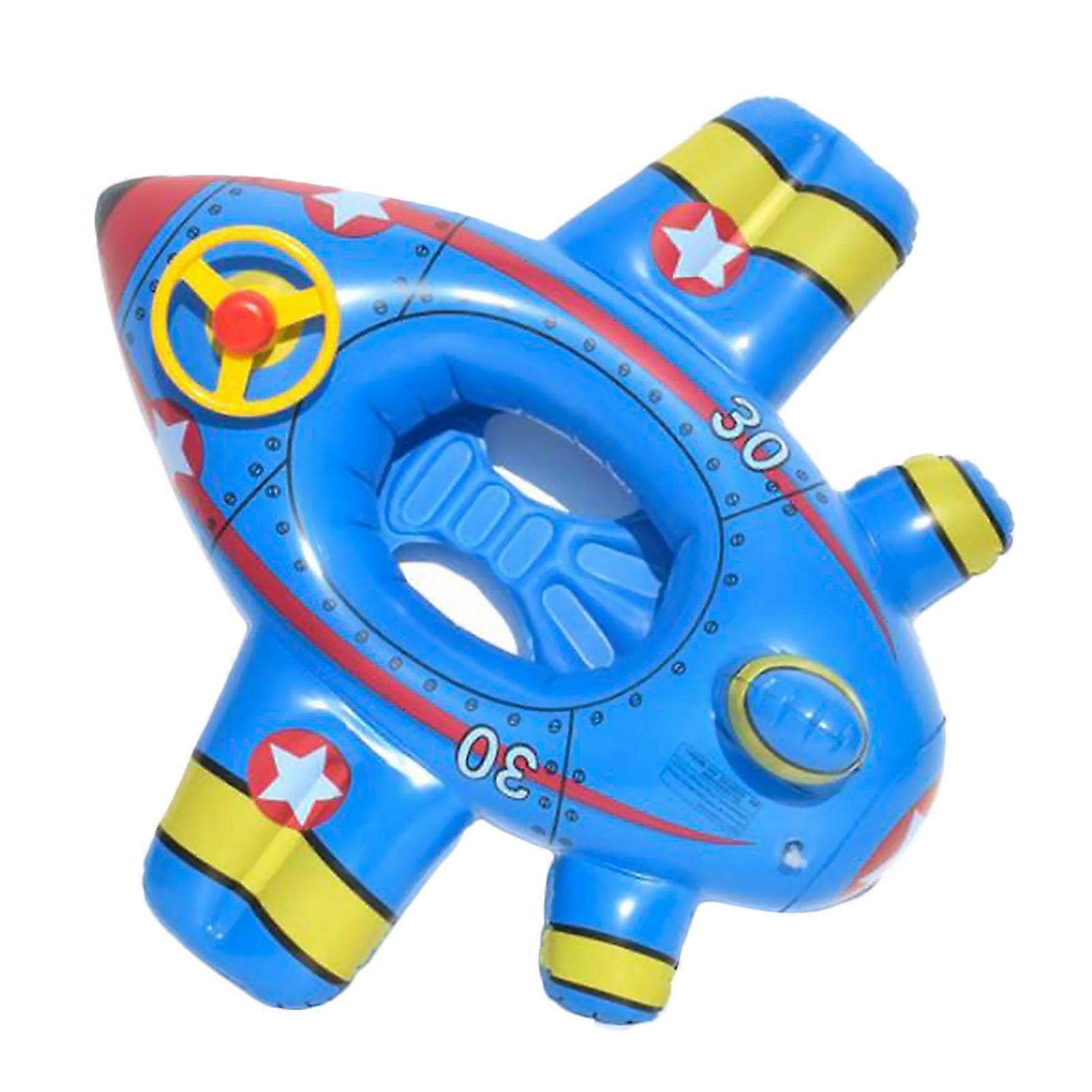 Baby Swimming Float Uppblåsbar Pool Floaties Leksaker Utomhus Ring Seat Flygplan för barn