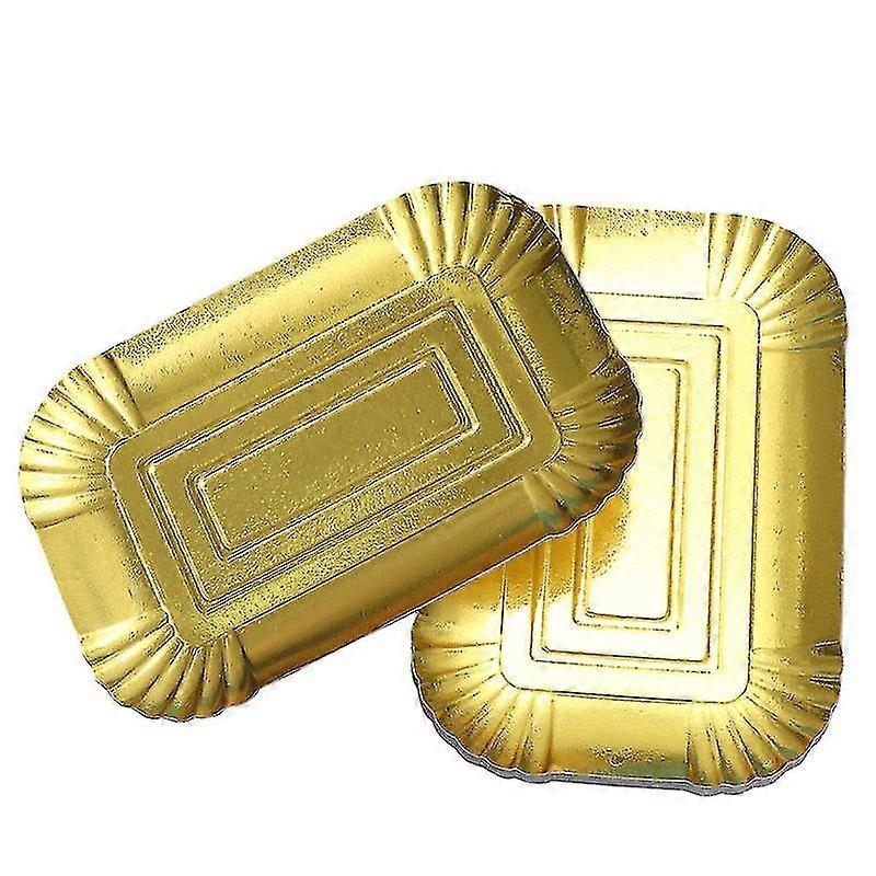 10pcs Aluminium Foil Paper Plates