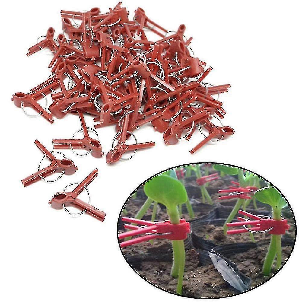 100pcs Gardening Plants Graft Clips,vines Vegetable Clip