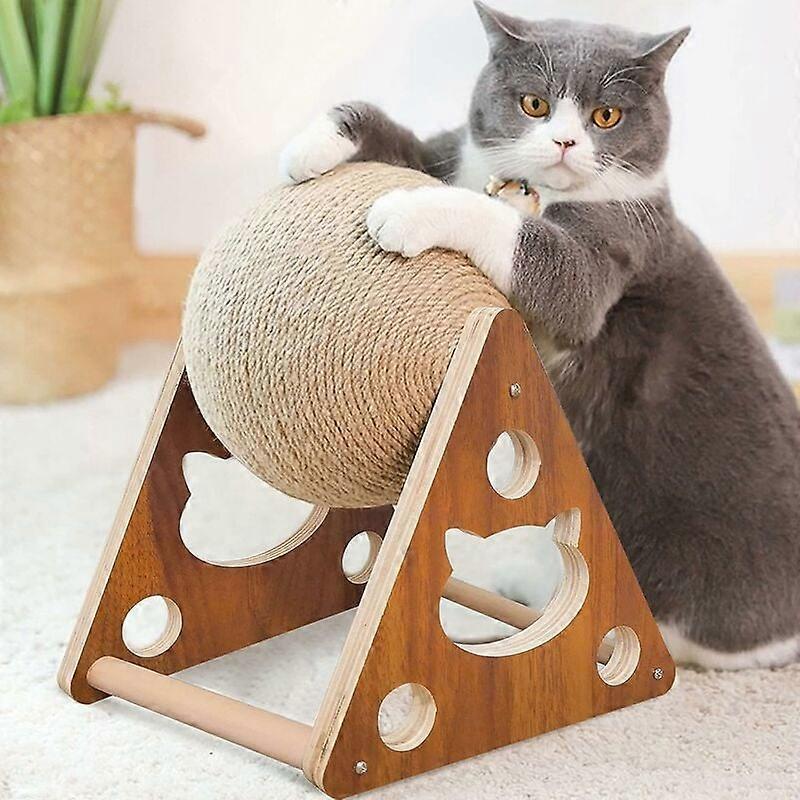 Cat scratching toy, natural sisal cat scratching ball, cat scratching toy with ball