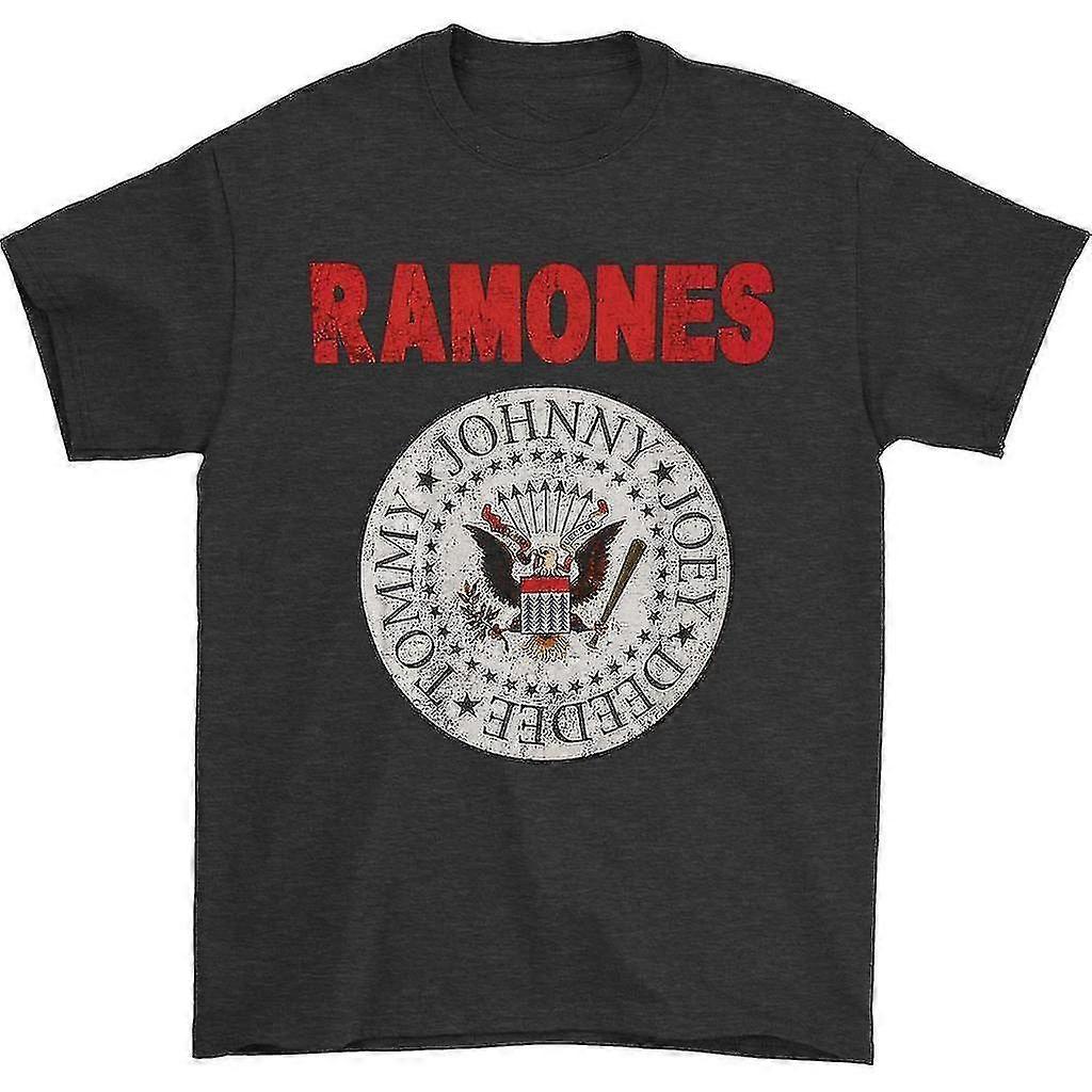 Ramones Red Logo Classic Seal T-shirt
