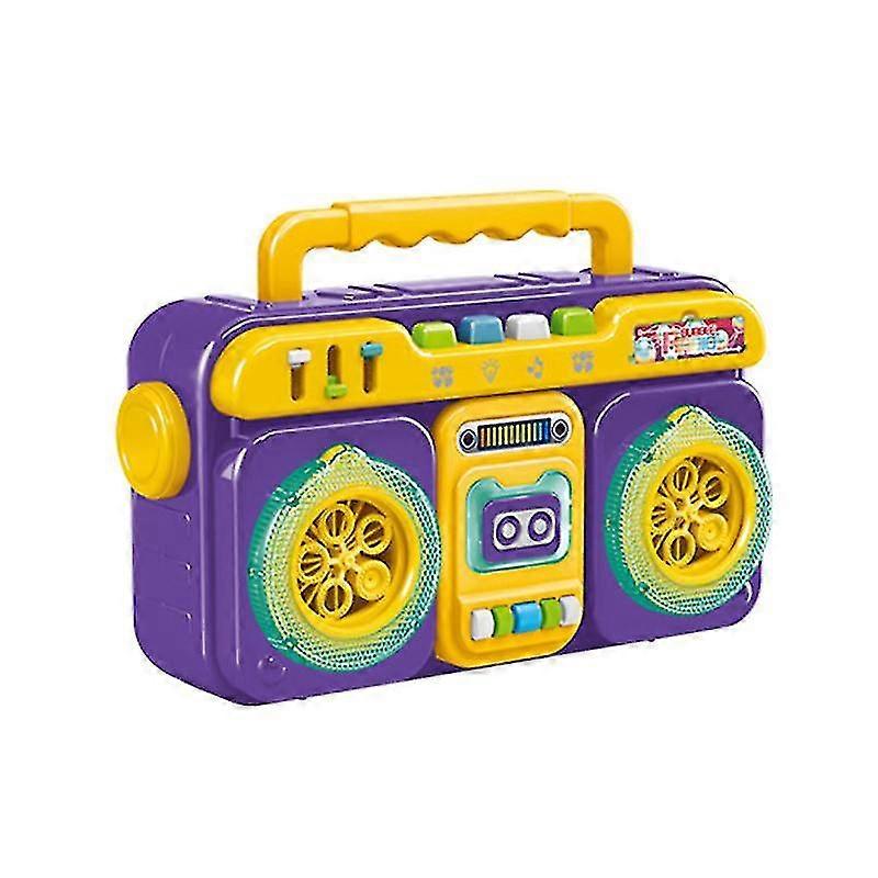 Electric Recorder Bubble Machine 10-hole Bubble Machine With Sound Effects And Lights