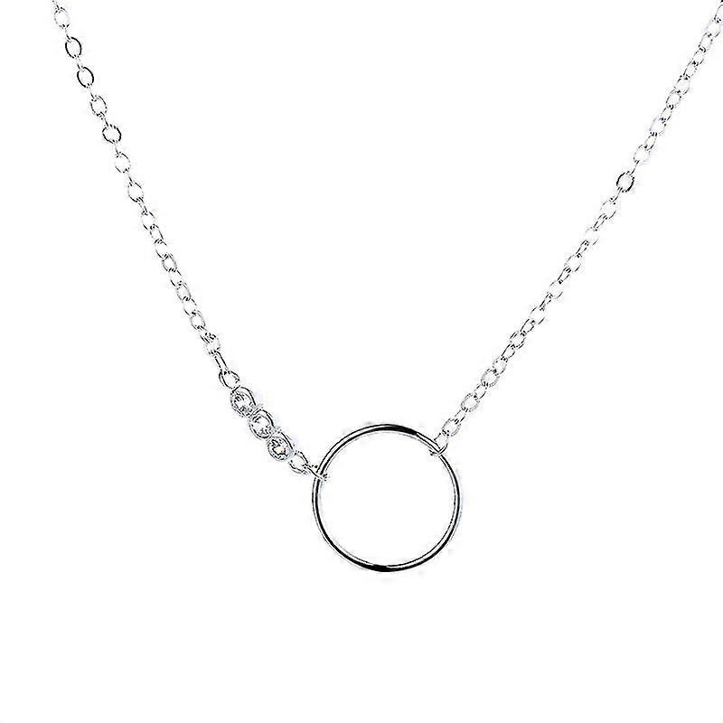 Simple Dot Necklace Jewelry Silver Tiny