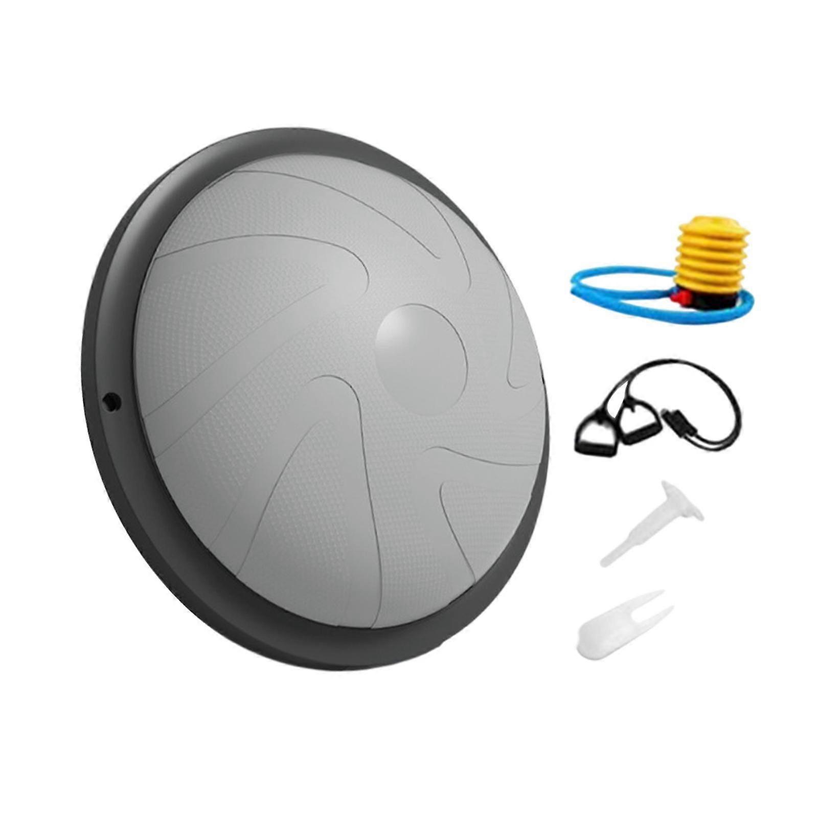 Denge Topu Tam Vücut Egzersizleri için Denge Eğitmeni Dans Ev Spor Salonu Ekipmanları Gri