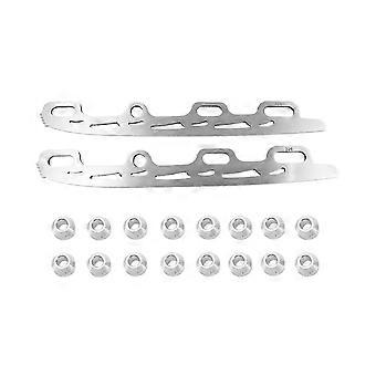 Patín artístico en línea de acero inoxidable con diente de cuchillo para patines de ruedas para niños adultos zapatos 326 mm