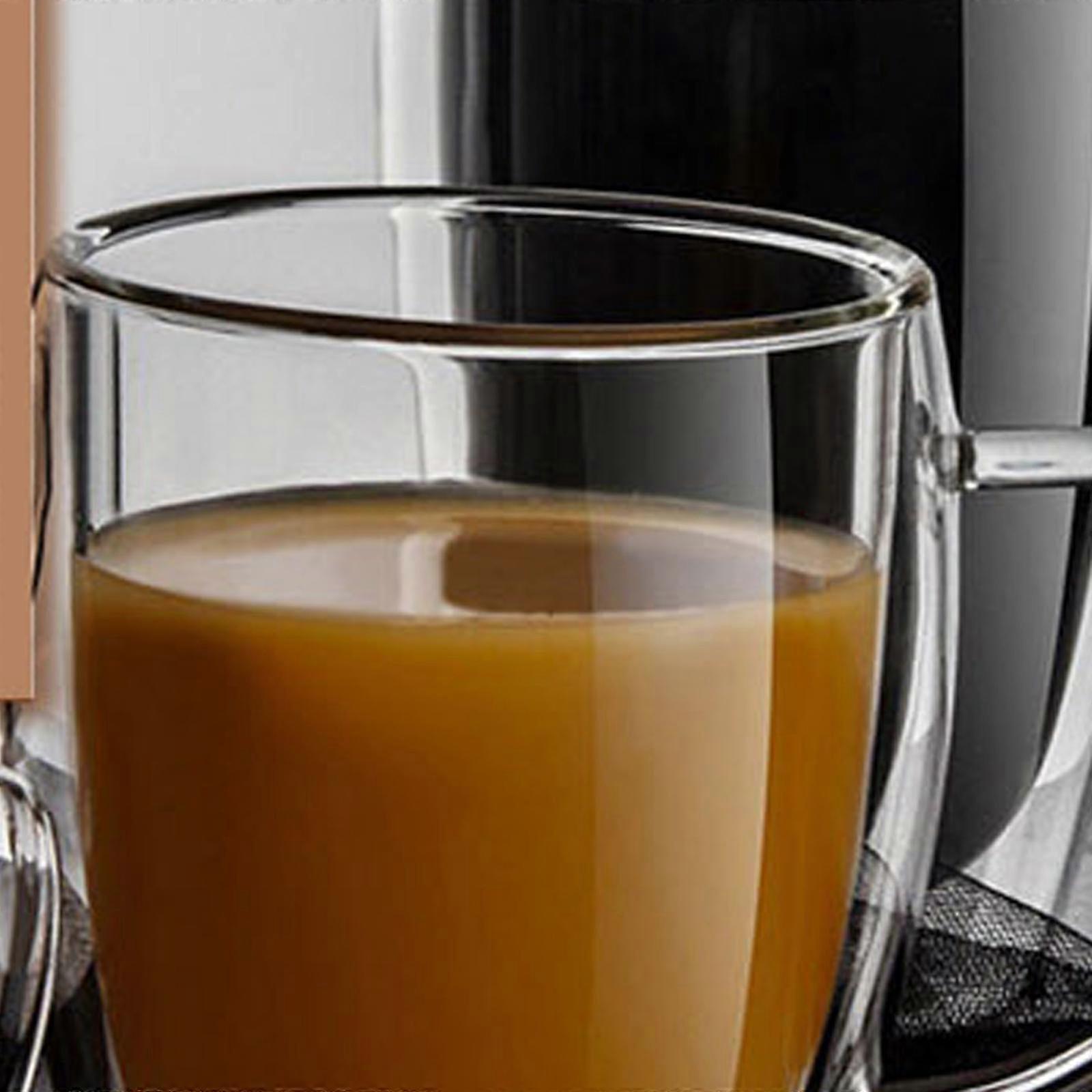 Double Wall Heat Resistant Glass Coffee Mug with Handle