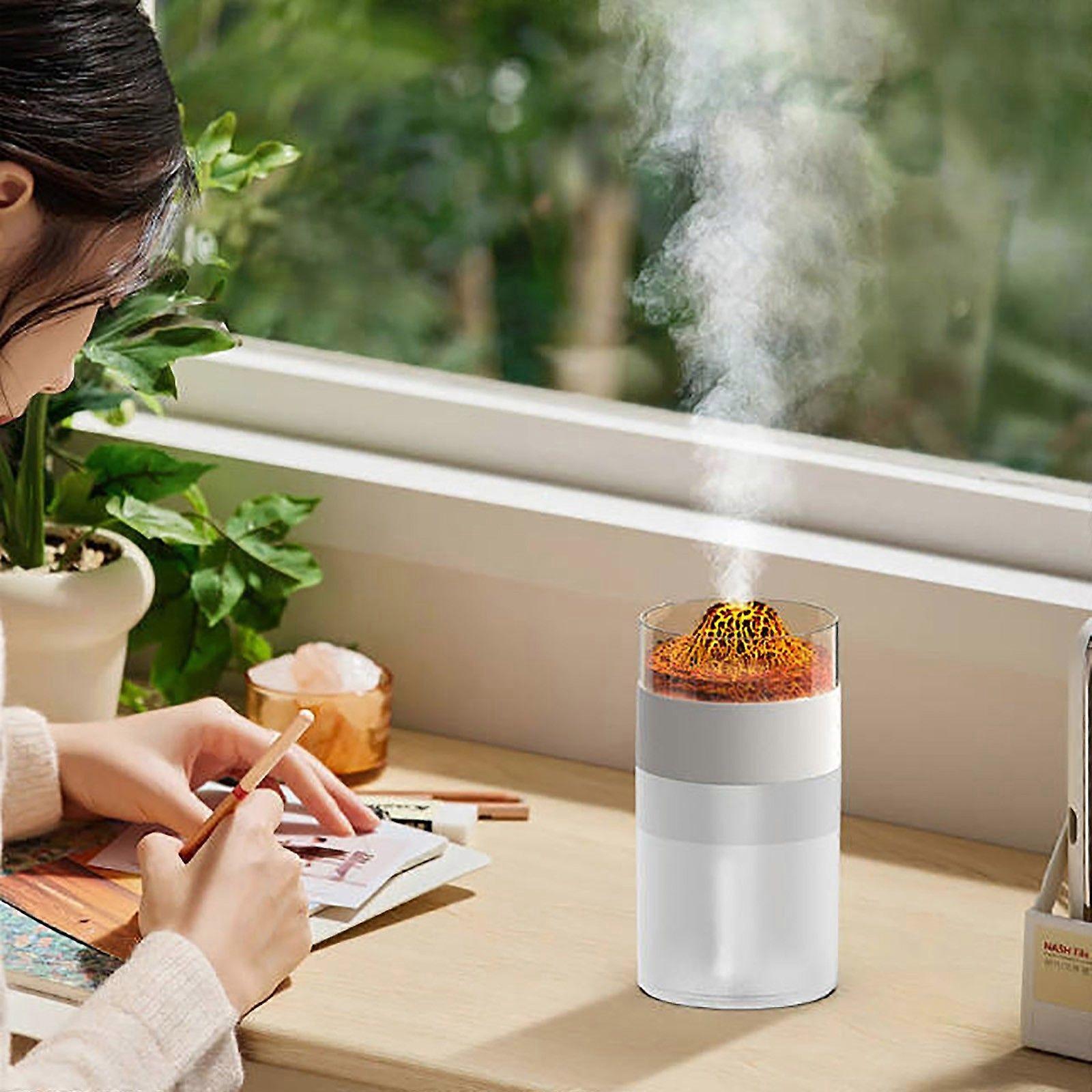 Simulated Volcano Colorful Vibes Light Humidifier Plug-in Humidifier Water Replenishment Humidifier