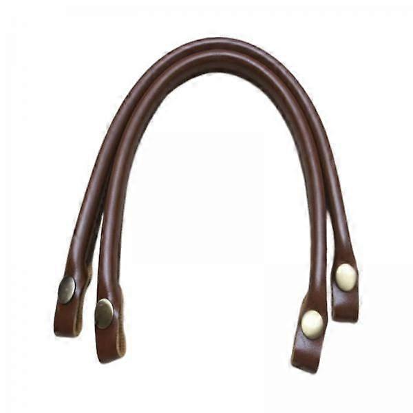 2x2x poignées de sac en cuir PU pour sac de remplacement faisant bricolage marron