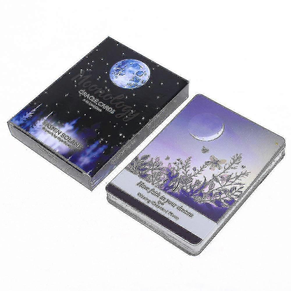 English Card Moon Phase Oracle Card Moonology Oracle Cards