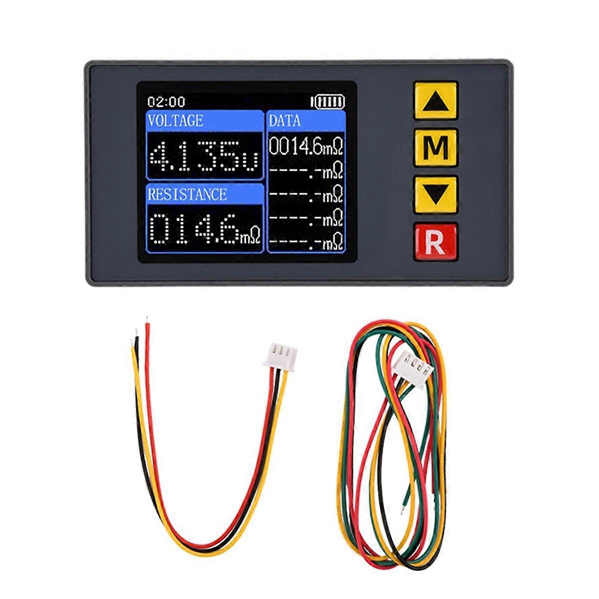 TS457 Voltage Internal Resistance Tester AC 4-Wire Method Voltage Meter Internal Resistance Test Device 18650 A