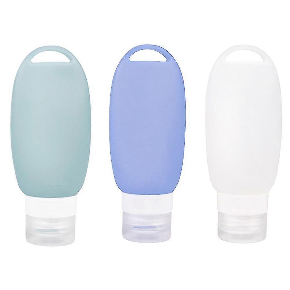 Leak Proof Refillable Bottles -90 Ml Travel Squeeze Bottles, Toiletries,shampoos More, Stoing Stuffers (3-pa) Men Or Women