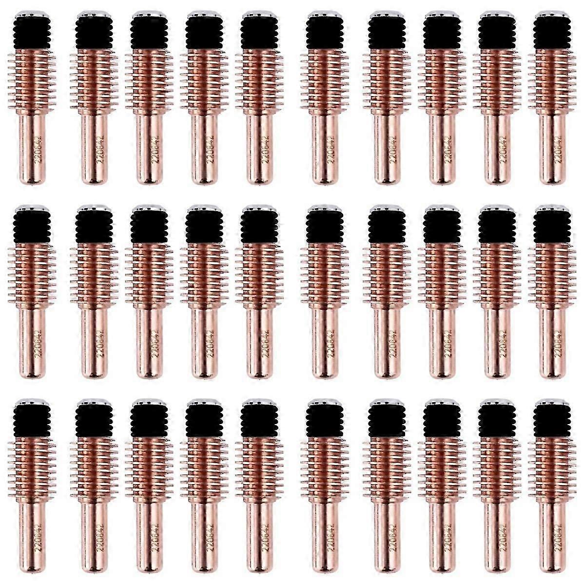 30pcs 220842 Electrodes, Plasma Cutter Nozzles Fit compatible with 45XP/65/85/105 Plasma Cutting Torch Consumables