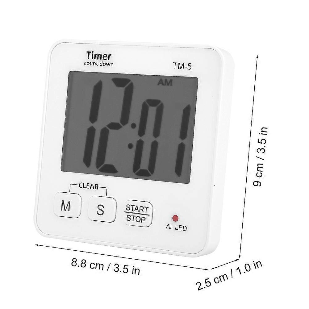 Portable Digital Kitchen Timer 8.8x9x2.5cm with Large Display