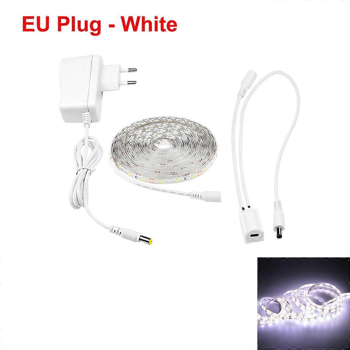 12V Hand Sweep Sensor Wall Light Motion Sensor LED Cabinet light Detector Control ON/off Night Lamp For bedroom decoration Cabinet Lighting EU Plug