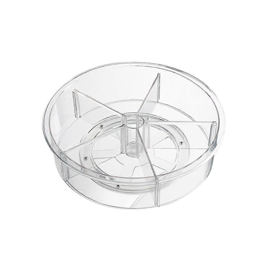 9/12inch Refrigerator Rotating Storage Tray Multifunctional Cabinet Sub-grid Seasoning Bottle Small Turntable for Spice  12 inches