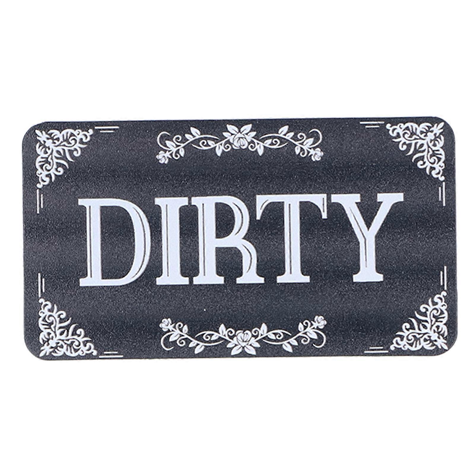 Dishwasher Magnet, Clean/Dirty Word Magnet for Kitchen