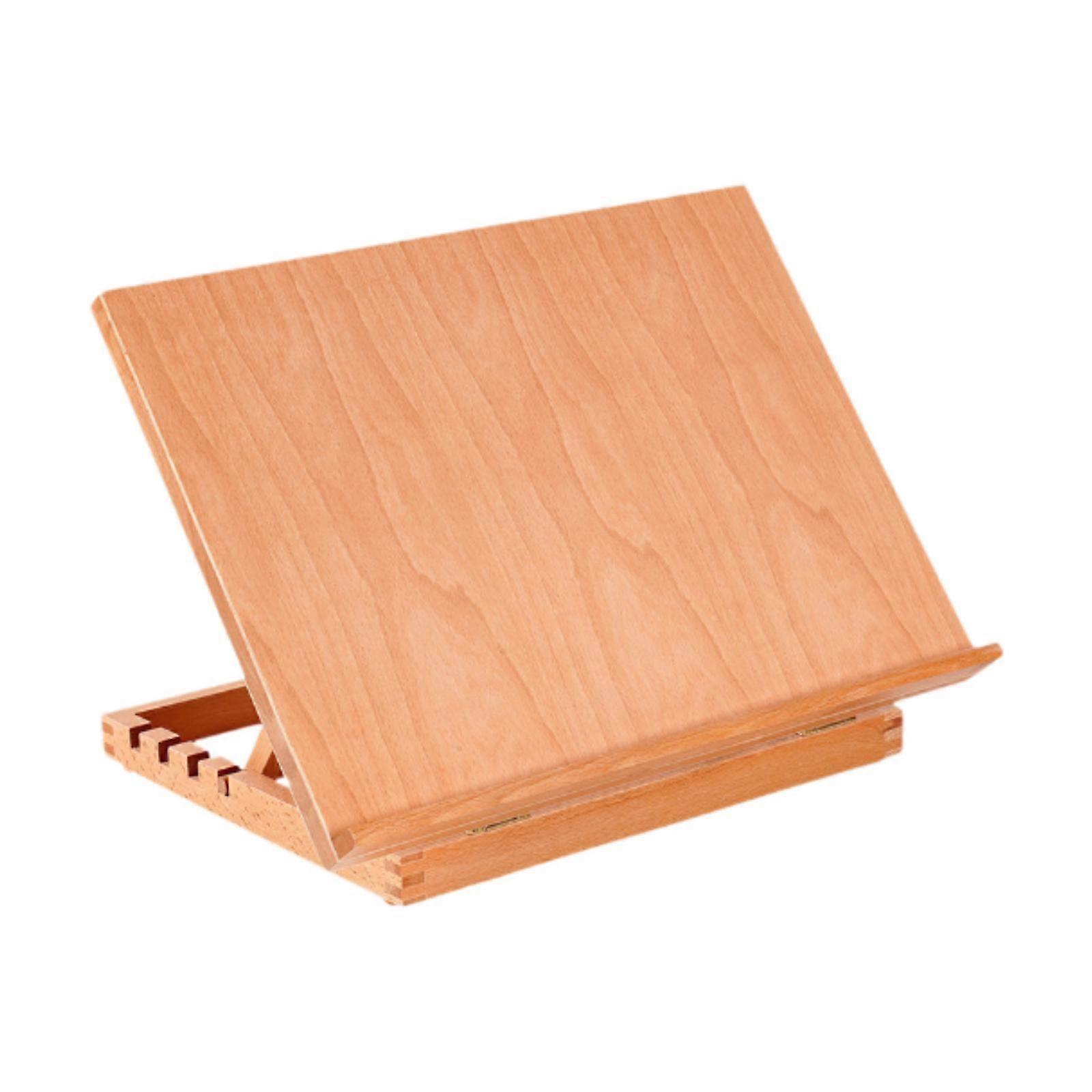 Tabletop Easel Wood Art Folding Sketching Board for Painting Cookbook Travel