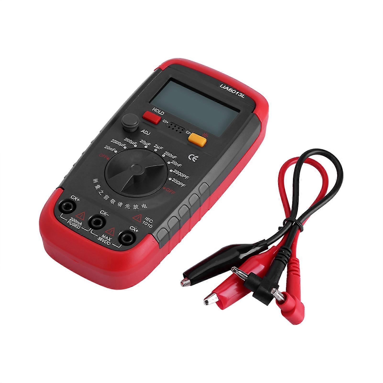 Digital battery powered capacitance meter tester for UYIGAO 6013L LCD display