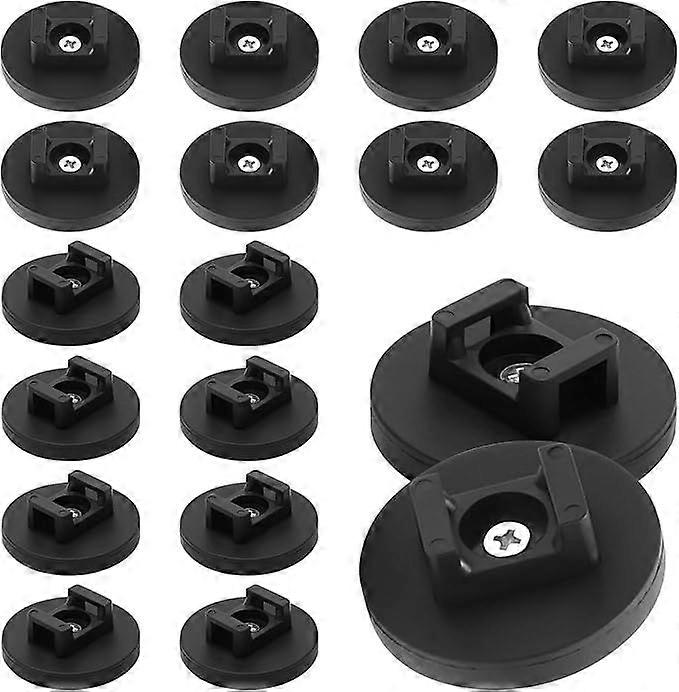 20 Pack Magnetic Cable Clip Holders - 43mm Multi-Function Magnetic Cable Management Clips for Cable Organization