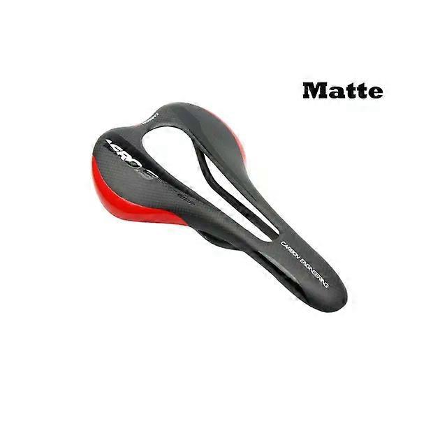 Bicycle Saddle T800 Super Light Carbon Saddle Leather Hollow Prostatic Seat 3K Black MTB/Road Bike Accessories 270*145mm