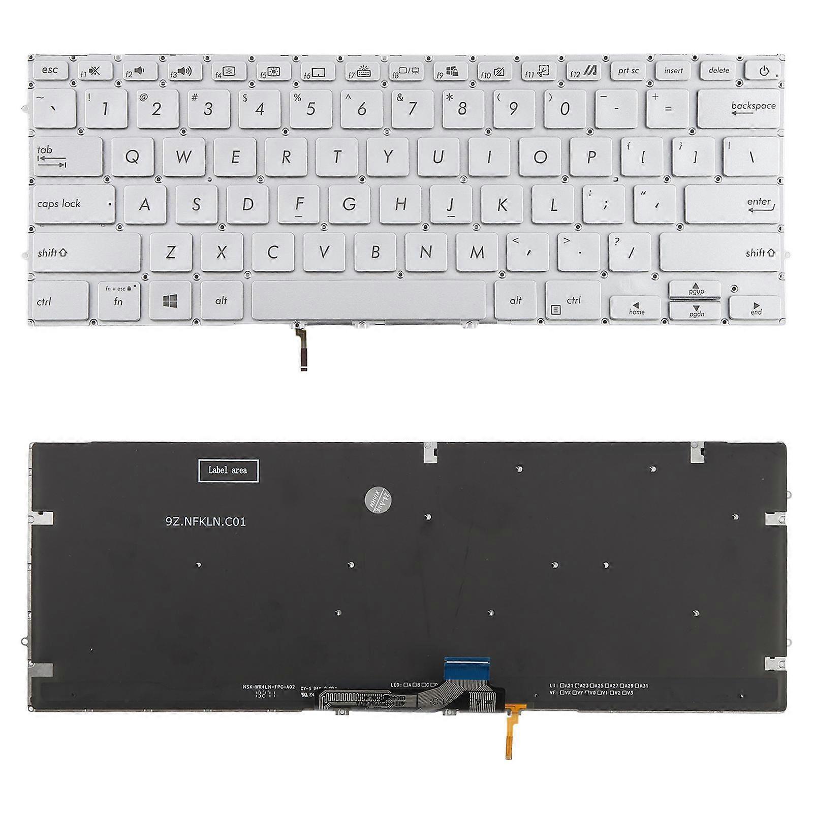 US Version Backlit Laptop Keyboard for Asus UX431 X431 V431 K431 S431 X431FAC UX431U UX431F U4500F