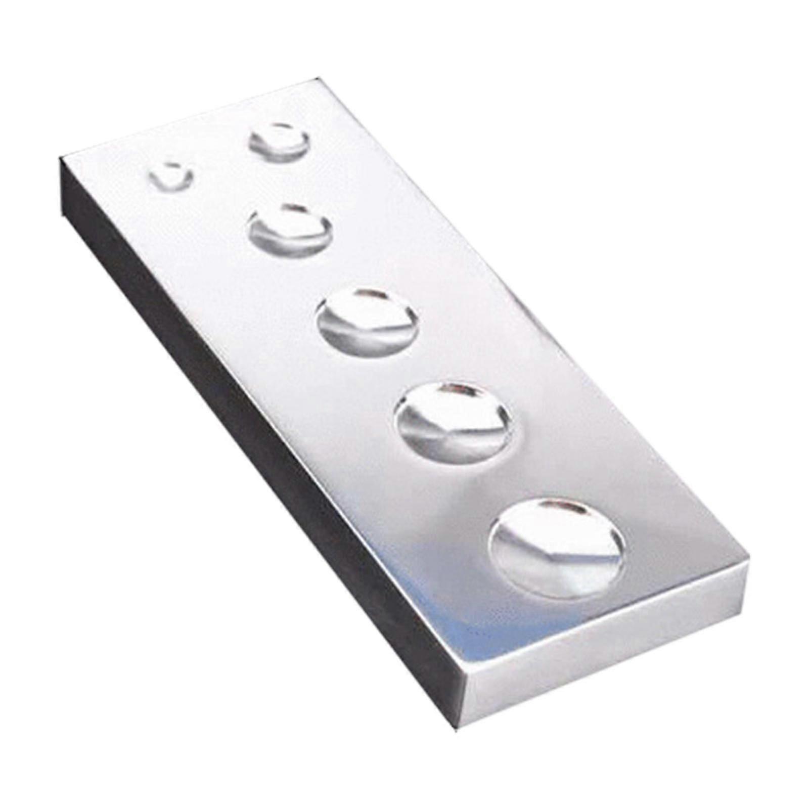 Leather Rivet Setter Base Craft Portable Versatile Adults Rivet Setting Tool 6 in 1 10x4x0.9cm