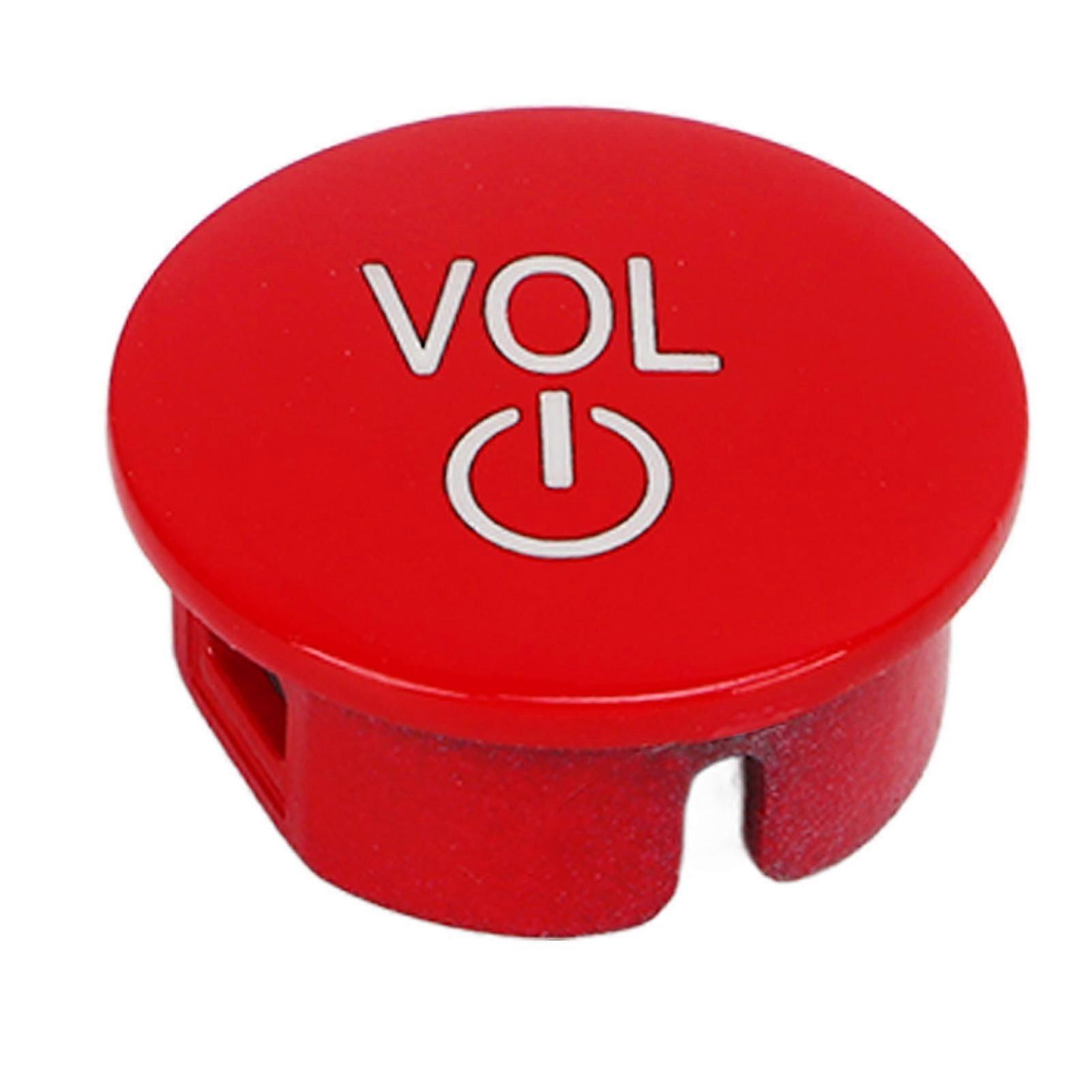 Central Audio Switch Button Car Volume Control Push Button Replacement for M3 M4 G80 G82 G83 Red