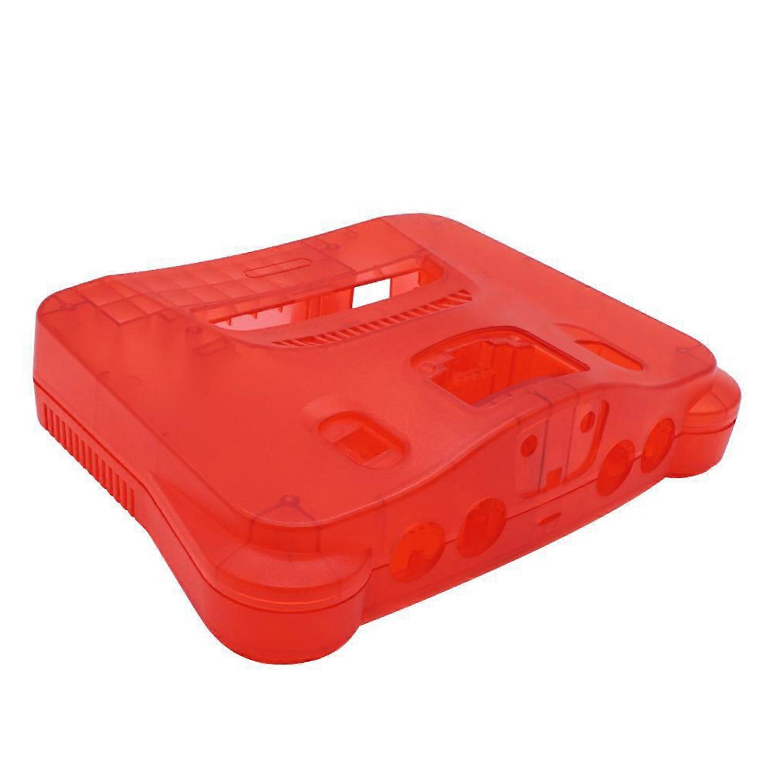 Professional ABS Housing Case Protective Sleeve Customizable Shell Suitable for N64 Video Game Console Easy Replacement  rosy