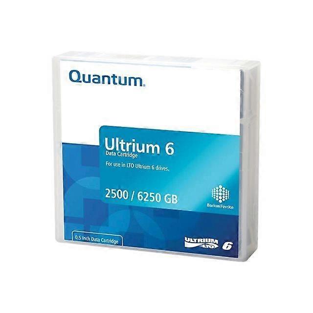 LTO-6 Quantum Data Cartridge - 2.50 TB (Native) / 6.25 TB (Compressed) - 846 m Tape Length