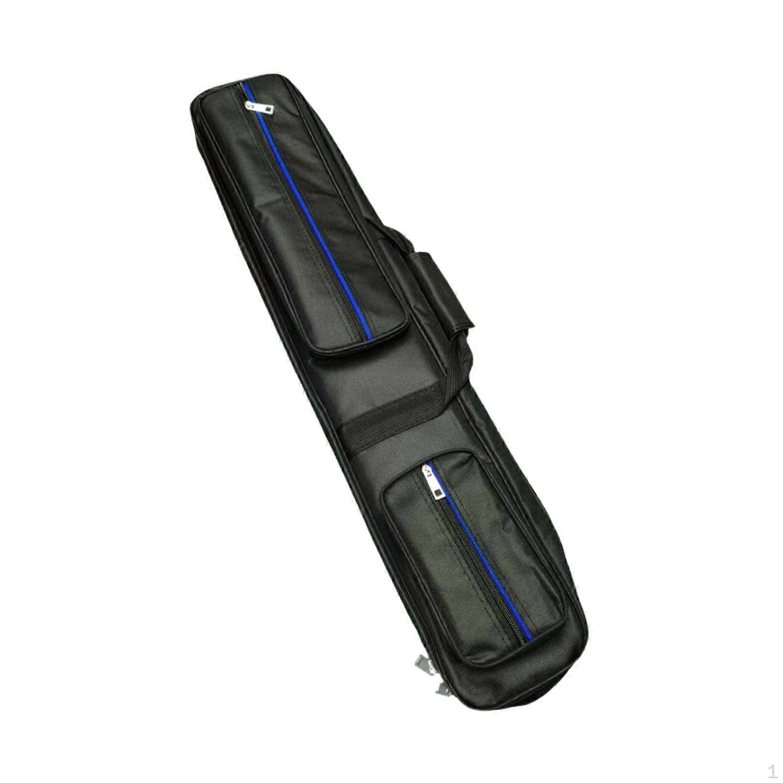 Billard Pool Queue Tragetasche Tasche Oxford Tuch Container 1/2 Träger