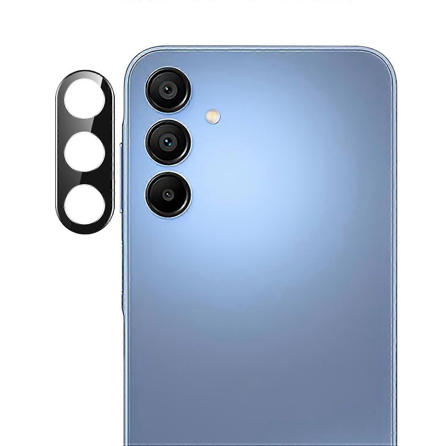 サムスンギャラクシーA56 5Gカメラレンズプロテクターブラック強化ガラスレンズフィルム用