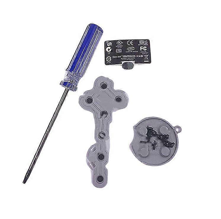 Controller Shell Tools Wireless Tag Game Accessories for XBOX360 Controller (Screwdriver + 7 Screws + Conductive Glue + Wireless Tag)