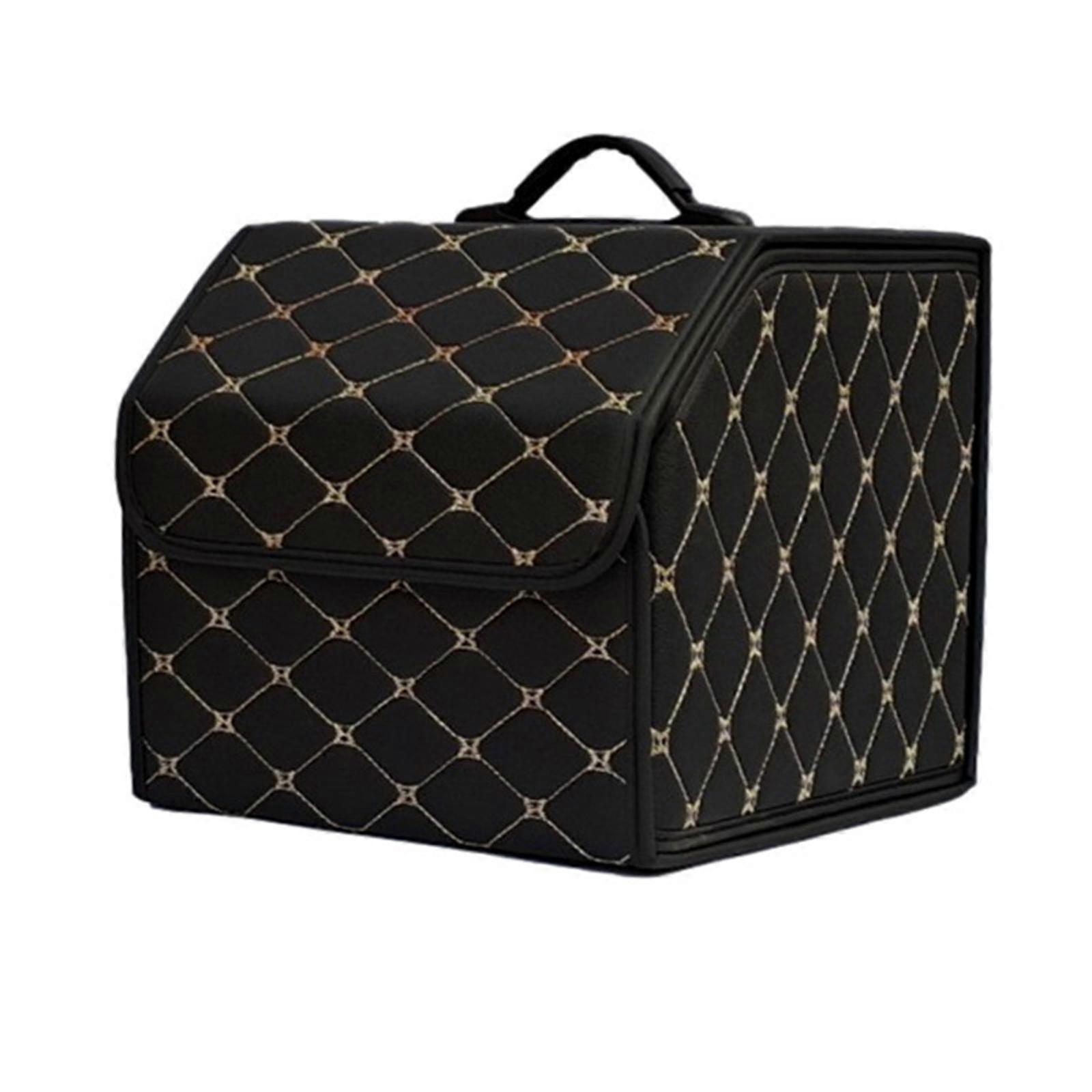 Generic Car Trunk Organizer Car Trunk Storage Box Portable Comfortable Container