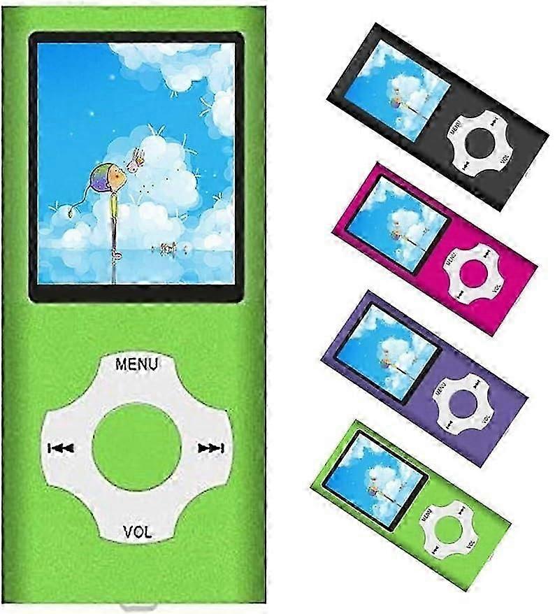 32GB MP3/MP4プレーヤー - ポータブル音楽/ビデオプレーヤー、TFカード&音声録音付き