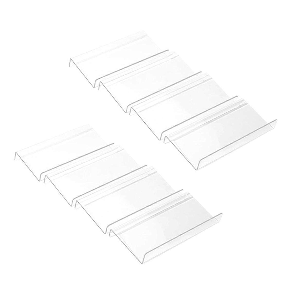 8pcs Clear Acrylic Spice Drawer Organizer