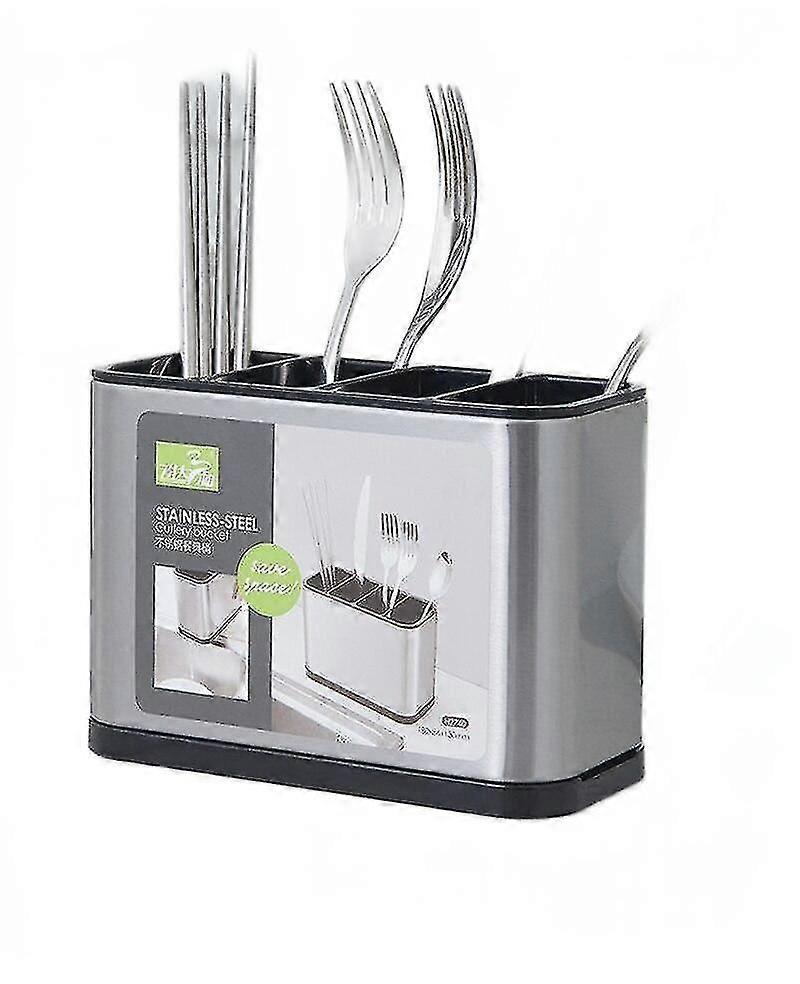 Multifunctional Knife Holder Spoon And Fork Kitchenware Storage Box Rack Drain Rack