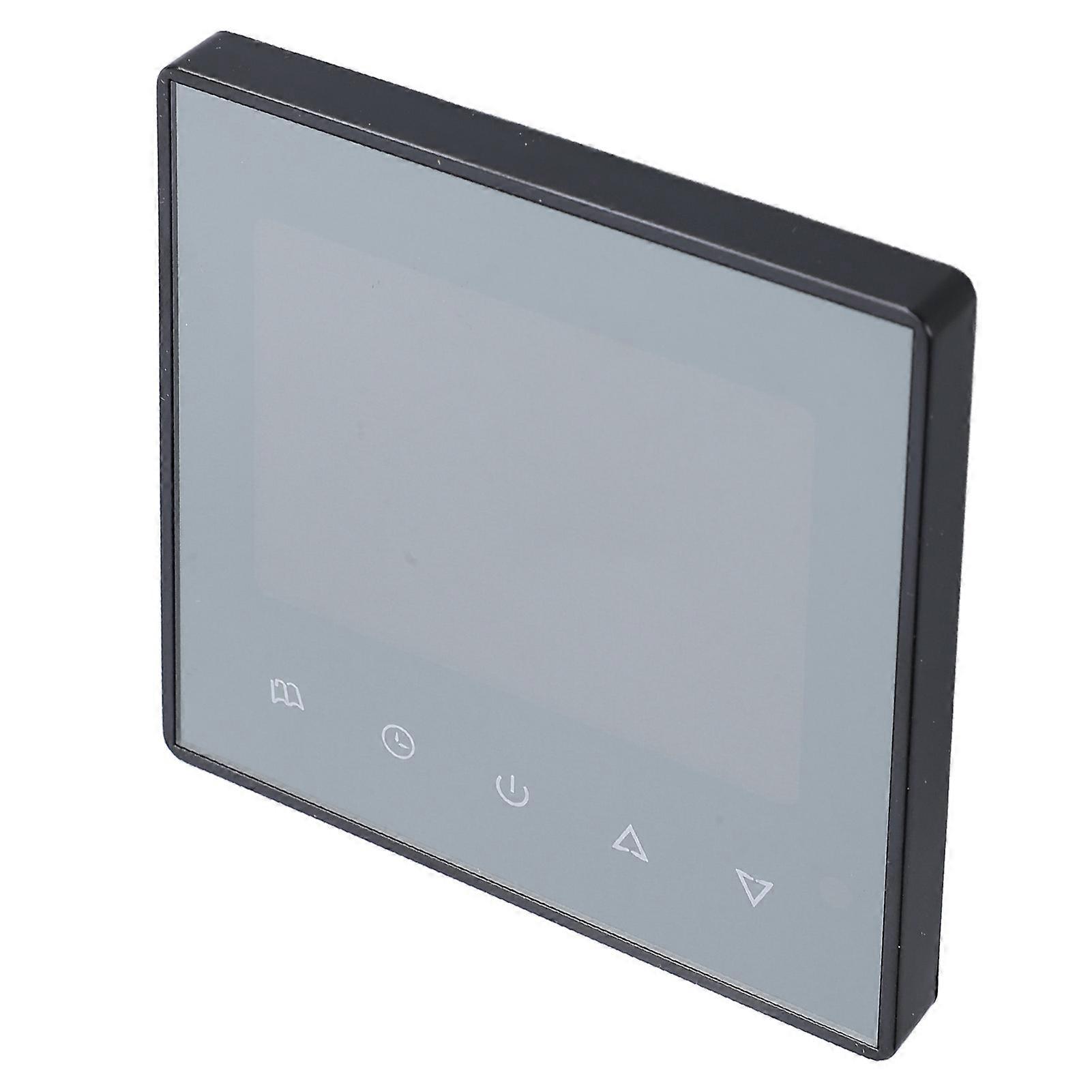 Smart Thermostat Digital LCD Screen Memory Function 5 To 45 Degrees Centigrade 3A Load Current Temperature Controller Black 