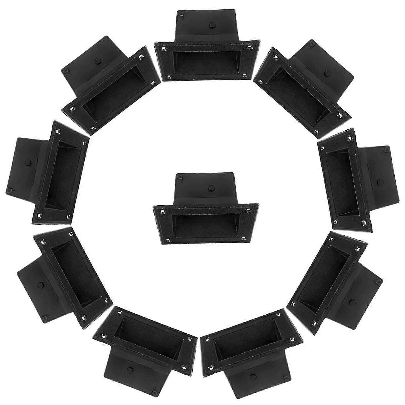 10pcs Haut-Parleur Poignées Encastrées Tire Poitrine Poignées Audio Haut-Parleur Accessoires