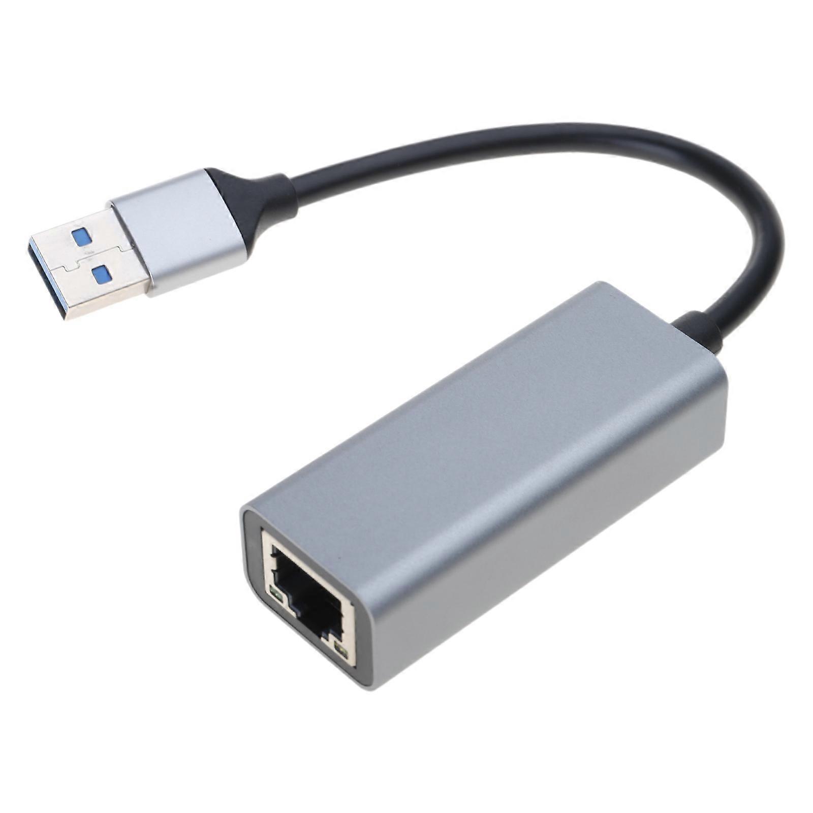 USB-C-Ethernet-Adapter (USB-C auf RJ45) – 1000 Mbit/s Typ-C-Netzwerkkartenkonverter für Tablets und Laptops (z. B. Galaxy S9/S8/Note 9, mehrfarbig)