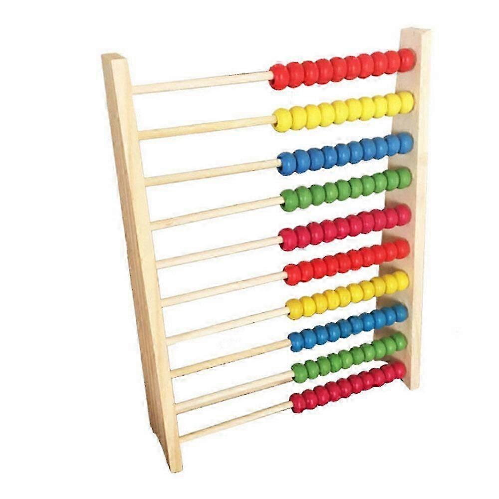 Math Numbers Counting Beads Learning Abacus Toy Wooden Counting Toy