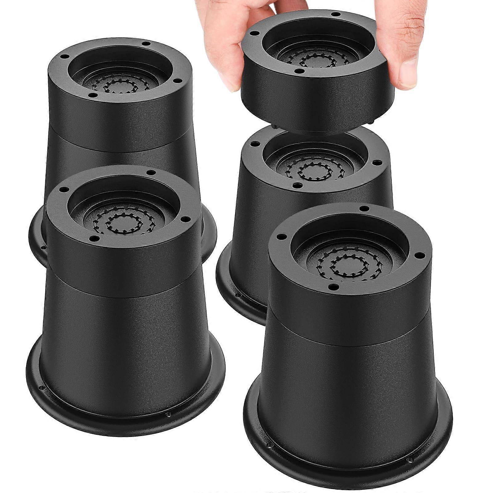4 Set Stackable Furniture Risers for Bed and Sofa 2.3/3.3 Inch