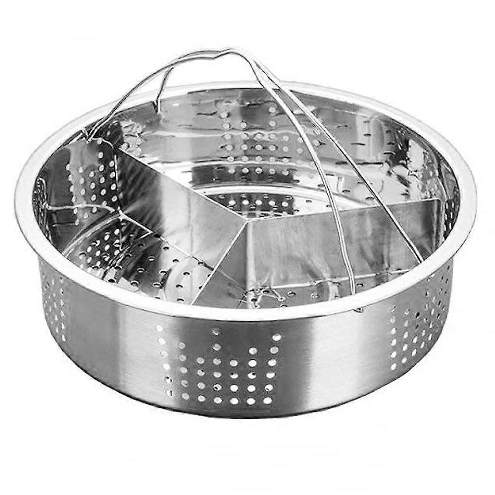 Trio Separator Set Stainless Steel Steamer Basket Rack for Fast Steaming of Vegetables - Durable Cooking Accessories