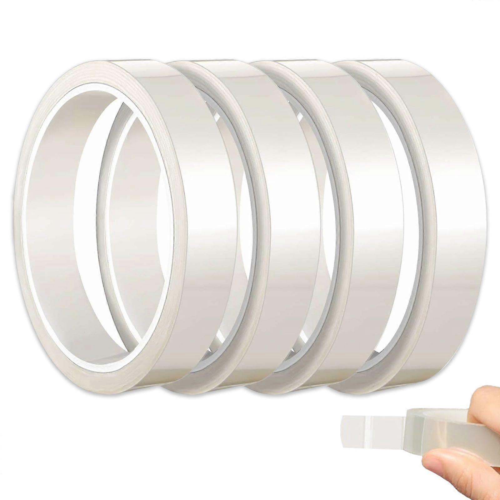 4pcs high temperature resistant traceless transparent tape-10mm*33m