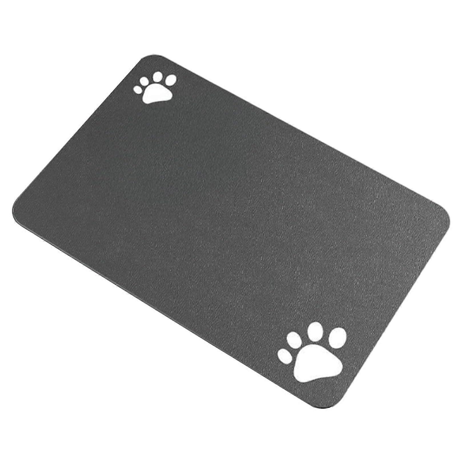 AntiSlip Diatomite Cat Feeding Mat, 12 x 20 Absorbent Washable Reusable Pet Mat for Cats and Dogs, Non-Slip Design