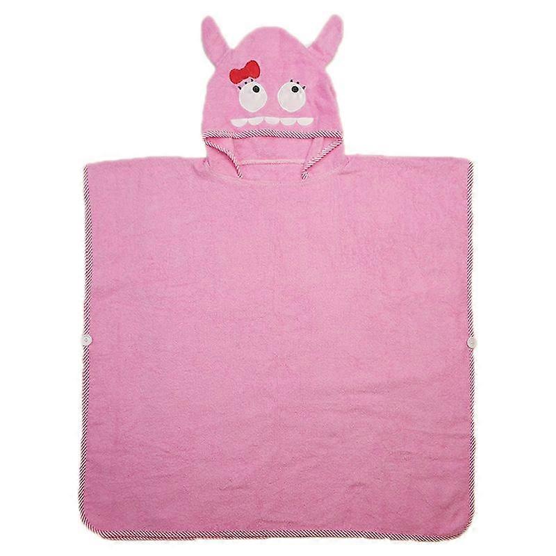 Bathrobe Children's Bathrobe Pink Monster Sweater 70*140cm