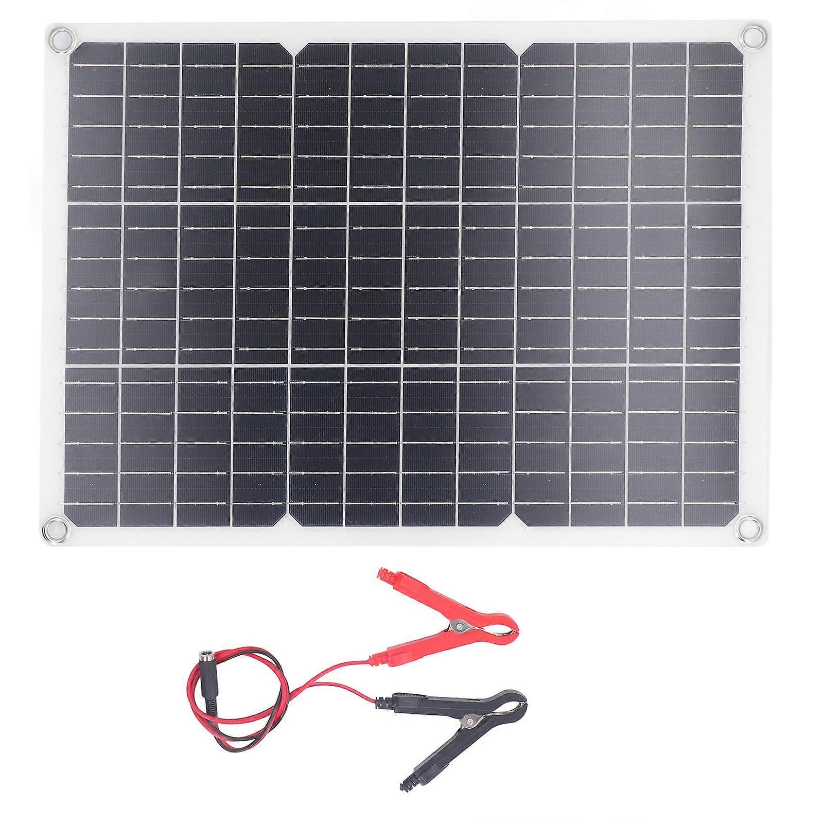 Semi Flexible Panel High Efficiency Multifunctional Monocrystalline Solar Module for Camping 18V 20W