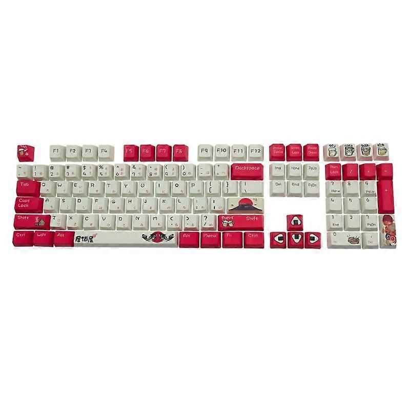 108pcs PBT Jujiuwu Keycap Dye Sublimation OEM Profile for Mechanical Keyboard